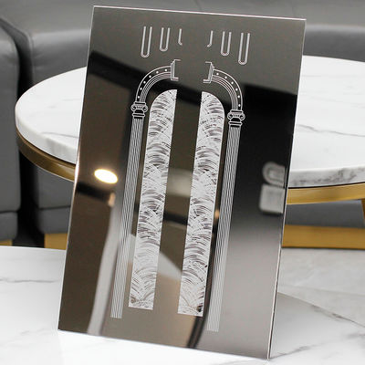 304 ورق استیل ضد زنگ برای تزئین آینه درب آسانسور