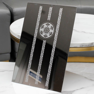 ورق های تزئینی استیل ضد زنگ آینه طلایی 1000x2000 میلی متر برای آسانسور