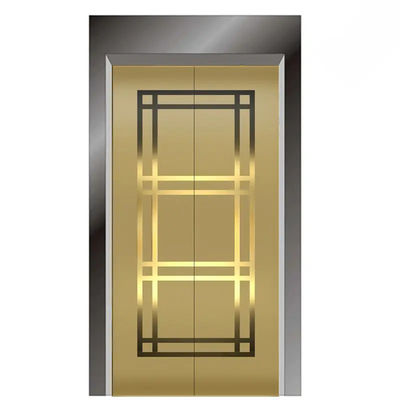 آینه 0.3 میلی متری آسانسور استیل ضدزنگ طرح های داخلی سفارشی تزئین شده