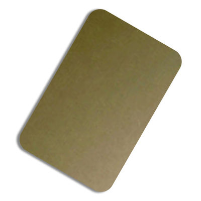 ورق فلزی با روکش رنگی فولاد ضد زنگ 316 304 4x8 PVD 8K 3D دیوار طلایی آینه