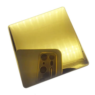 ورق فولادی ضد زنگ 3.0 میلی متری طلایی رنگ آینه اینوکس ورق فولادی ضد زنگ طلایی 304