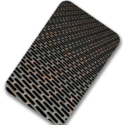 201 ورق فلزی سوراخ دار نورد گرم 4x8 4x10 2mm پانل های فولادی ضد زنگ سوراخ دار