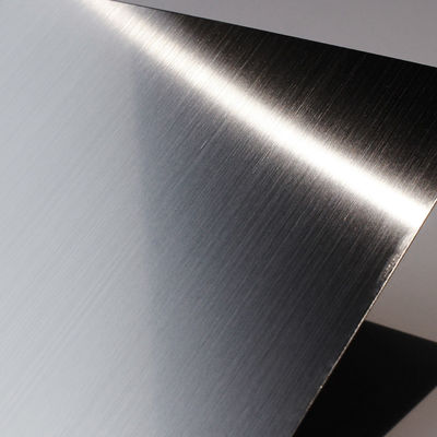 SS304 ورق فولاد ضد زنگ 1.2Mm 2b NO.4 پوشش فلزی