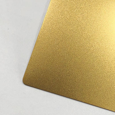 ورق فولادی ضد زنگ تزئینی 0.5 میلی متری با مهره رنگ طلایی استاندارد JIS