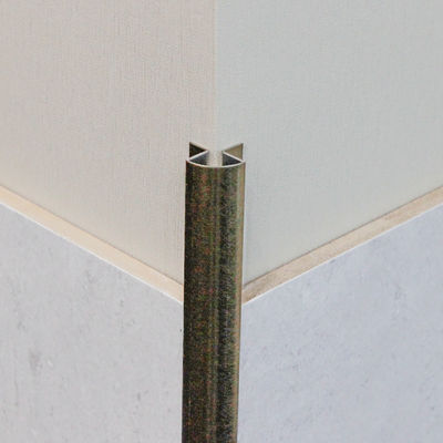 تریم کاشی استیل ضد زنگ تزئینی ویبره سفارشی 8 میلی متر طول 2.7 متر
