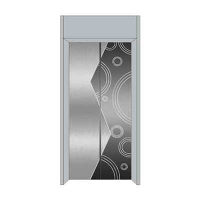 آینه اچینگ پنل درب پله برقی فلزی و آسانسور به عرض 1250 میلی متر