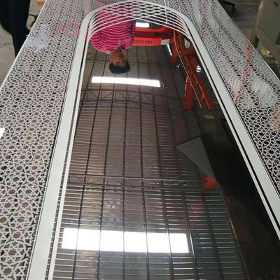 ورق فولادی ضد زنگ 1000 میلی متری الگوهای تزئینی سفارشی برای درب کابین آسانسور