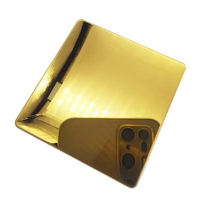 قیمت مناسب 0.03 میلی متر آینه فولاد ضد زنگ ورق تیتانیوم طلا 4x8 مشکی رنگ 201 304 316 آنلاین