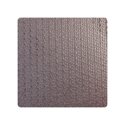 قیمت مناسب 304 316 رنگ ریترو قهوه ای صفحه فلزی ابراز شده برای تزئینی طرح ورق فولاد ضد زنگ بافت آنلاین