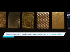 صفحه مهر زنی استیل ضد زنگ