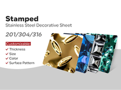 سفارشی 201 304 316 PVD تزئینات فلز صفحه فولاد ضد زنگ چاپ